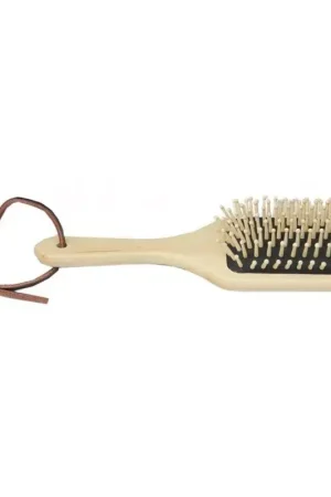 Brosse à crins cheval bois de hêtre - Borstiq Prix Réduit