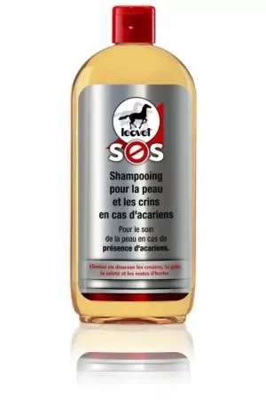 Bon Marché Shampoing cheval SOS Skin Care acariens, parasites et dermite - Leovet