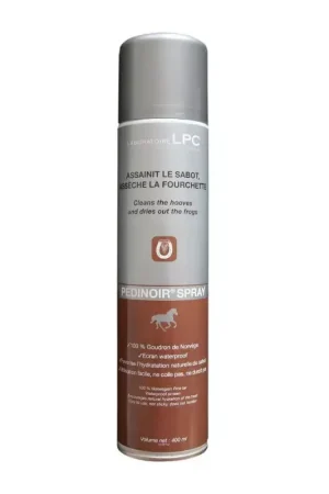 Goudron de pin sabot cheval Pedinoir Spray - Lpc Vente Flash