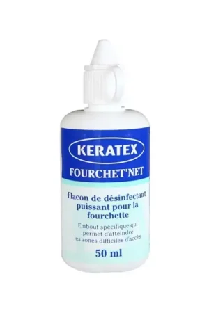 Expédition Rapide Désinfectant fourchette cheval 50 ml Fourchet Net - Keratex