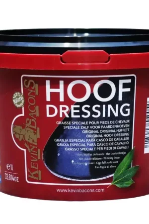 Graisse Kevin Bacon's - Sabot noir Hoof Dressing 1L Dernier Modèle