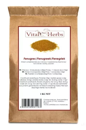 Prix Choc Formule remise en état cheval 1 kg Fenugrec - Vital herbs