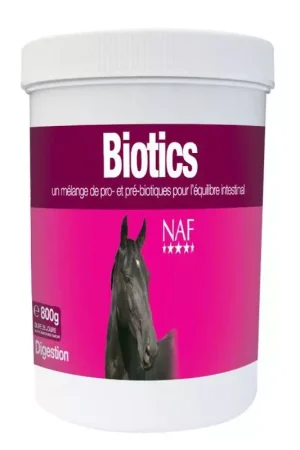 Biotics - Probiotiques et Prébiotiques cheval - Naf Solde