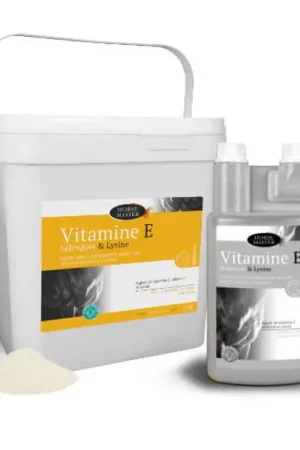 Réduction Vitamine E muscles et poids poudre Sélénium & Lysine - Horse Master