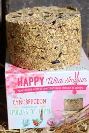 Pierre à lécher cheval Happy Wild - Happy Crackers Vente Directe