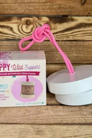 Support pour pierre à lécher cheval Happy Wild - Happy Crackers Expédition Rapide