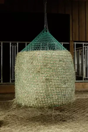 Offre Exclusive Filet à foin pour balles rondes à suspendre
