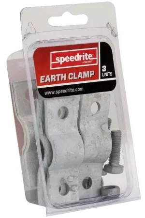 Pince de mise à la terre galvanisé clôture cheval lot de 3 - Speedrite Prix Choc
