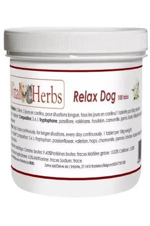 Commander Vite Relax dog anti-stress chien et chat - Vital Herbs