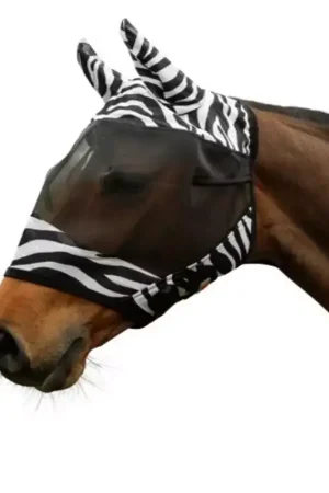Offre Spéciale Masque anti-mouche cheval Zebra