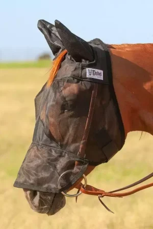 Masque anti-mouche intégral cheval avec oreilles Quiet Ride - Cashel Offre Du Jour