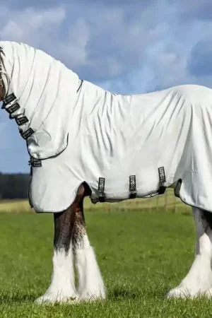 Chemise anti-dermite cheval avec masque Hoody Rambo XL - Horseware Jusqu'à Épuisement Des Stocks