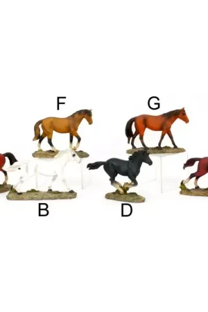 Promotion Saisonnière Statue résine cheval petit modèle 10 cm