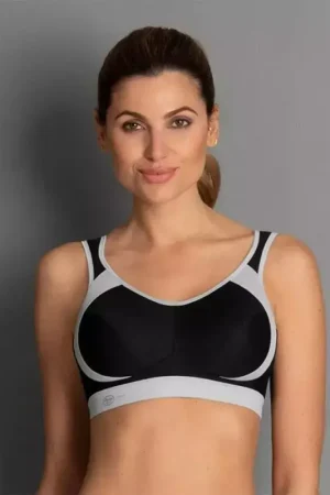 Petit Prix Soutien-gorge de sport noir-gris Extrême Control - Anita
