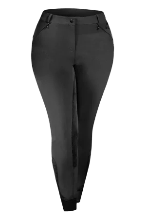 Pantalon d'équitation Femme Dahlia grande taille fond intégral - Elt Expédié Aujourd'hui