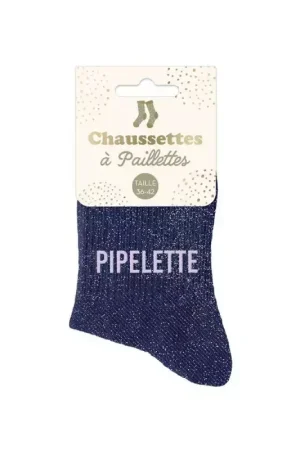 Chaussettes à paillettes courtes "Pipelette" Meilleur Choix