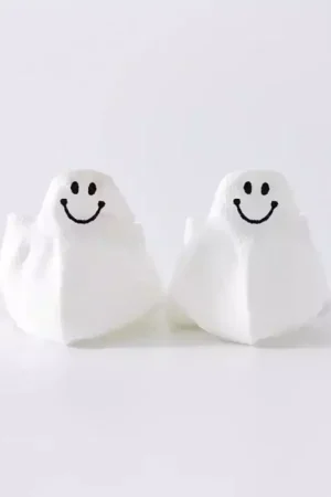 Socquettes blanches languette Smiley Happy Expédié Aujourd'hui