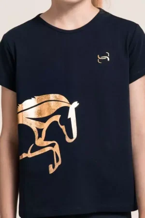 Tee-Shirt équitation enfant fille Barcelone - Horse Spirit Top Vente