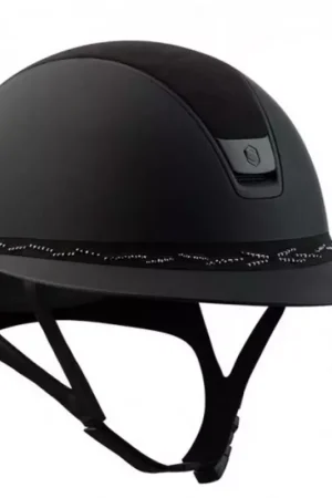 Pack casque Miss Shield 2.0 Top Alcantara Flower Swarovski – Samshield Bon Plan