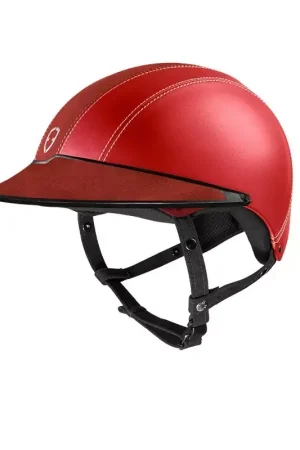 Casque équitation alcantara Epona - Grande visière - Egide Livraison Express