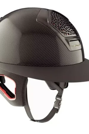 Casque équitation Voronoï Custom avcec protection temporale - Freejump Dernier Modèle