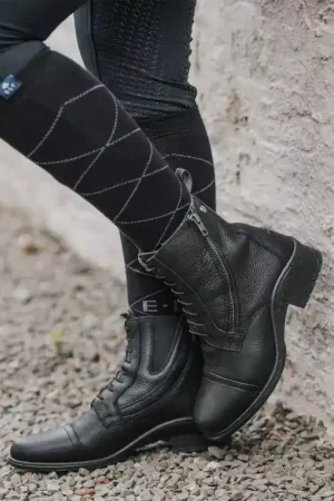 Acheter En Ligne Boots équitation cuir zip et lacets Newcastle - Elt