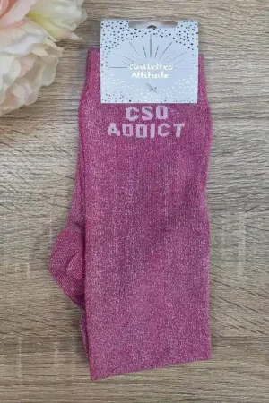 Chaussettes équitation - CSO Addict - Paillettes Attitude Prix Bas