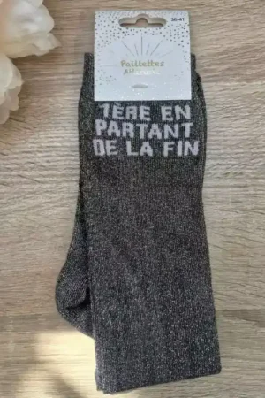 Pas Cher Chaussettes équitation 1ère en partant de la fin - Paillettes Attitude