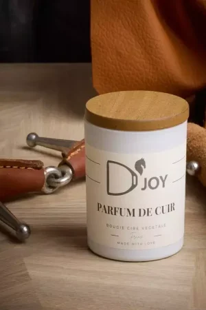 Offre Du Jour Bougie cheval équitation Parfum de cuir Classique - D'joy