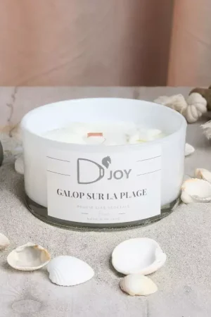 Jusqu'à Épuisement Des Stocks Bougie équitation Galop sur la plage Grand format - D'joy