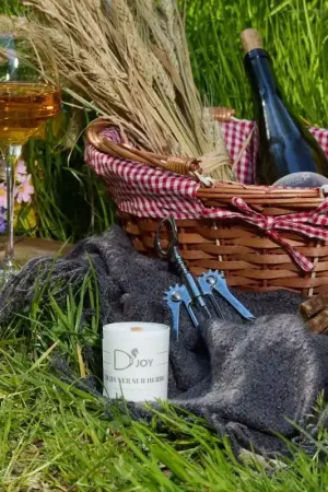 Bougie équitation Déjeuner sur l'herbe Mini format - D'joy Bon Plan
