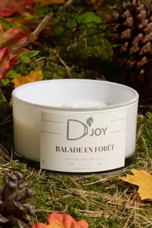 Bougie équitation Balade en forêt Grand format - D'joy Offre Du Jour