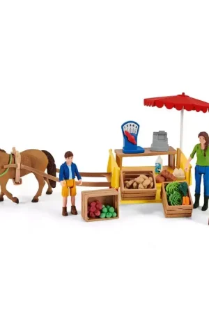 Kit étal mobile de la ferme - Schleich Bon Marché
