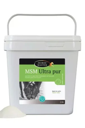 MSM Ultra pur - Articulations du cheval - 10kg - Horse Master Expédié Aujourd'hui