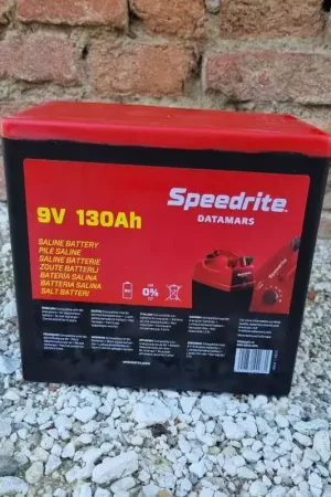 Pile saline 9V 130Ah Speed Power clôture cheval - Speedrite Retour Gratuit