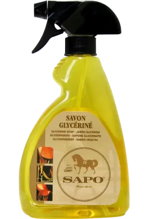 Prix Promo Savon spray glycériné liquide cuir équitation 500 ml - Sapo