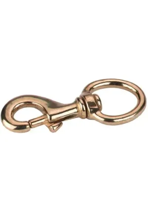 Mousqueton tirette laitonné 90 mm Petit Prix
