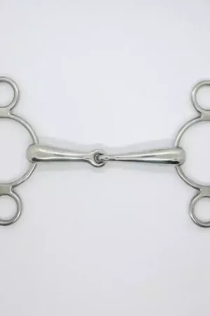 Mors Pessoa cheval 2 anneaux gros canons 21 mm Pro Confort - Harcour Bon Marché
