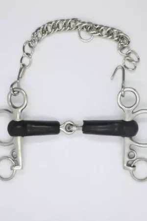 Mors Pelham cheval caoutchouc Pro Confort - Harcour Must-Have