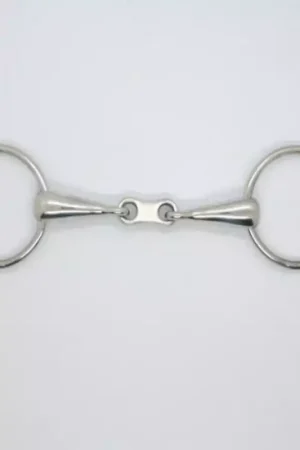 Prix Promo Mors deux anneaux cheval double brisure plat Pro Confort - Harcour