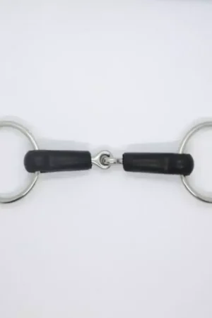 Mors deux anneaux en caoutchouc cheval Pro Confort - Harcour Commander Maintenant