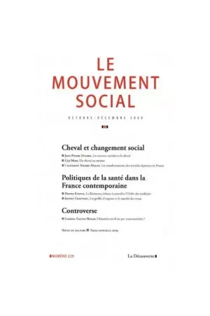 Cheval et changement social - Revue Le mouvement social n°229 Commande En Gros