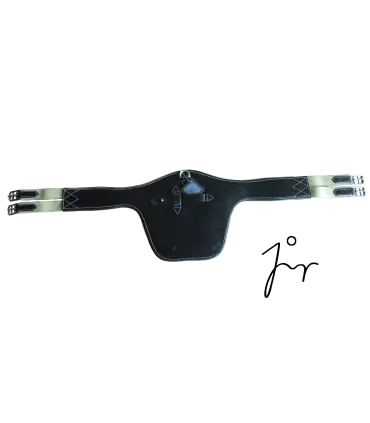 Quantité Limitée Sangle bavette avec élastique en cuir de chez JMR