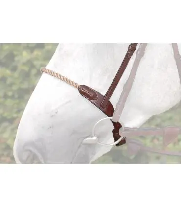 Achat Immédiat Muserolle en corde blanche de chez Dy'on