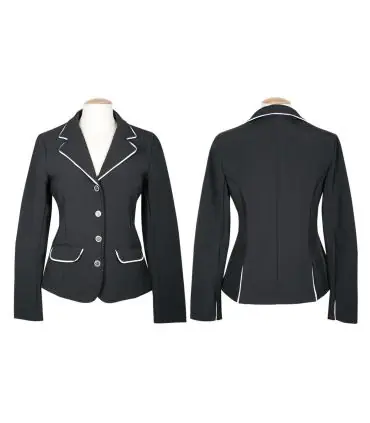 veste de concours softshell dame St tropez col blanc Commander Vite