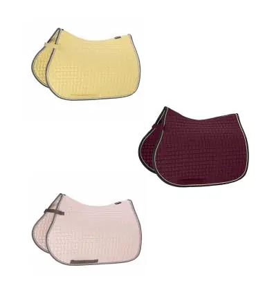 Solde Tapis de selle mixte en coton contrast - Eskadron