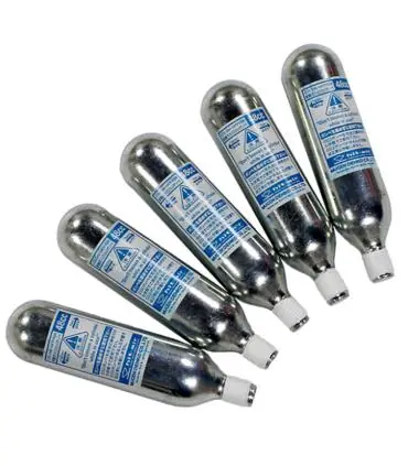 Prix Promo Recharge pour gilet airbag Hit-air lot de 5 cartouches - 48 CC