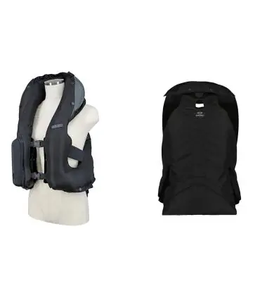 Commander Maintenant Gilet airbag avec dorsale intégrée de chez Hit-air + 1 cartouche GRATUITE