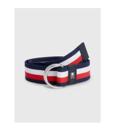 Authentique Ceinture pour femme avec attache en inox doré - Tommy Hilfiger