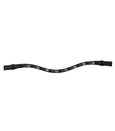 Haute Qualité Frontal Rockstar en cuir avec strass - Jmr Pro